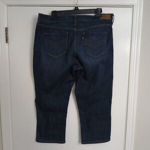 Levi's Dark Blue Ankle Jeans